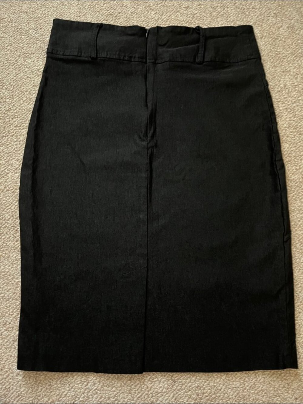 Classic Black Pencil Skirt with Panel Detail- L - Picture 2 of 3